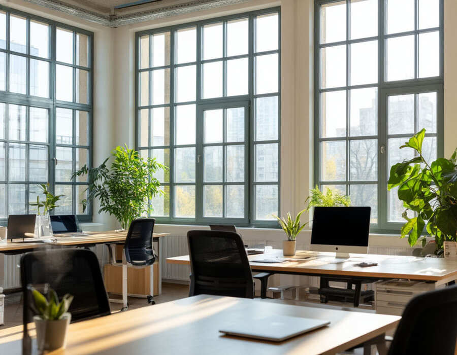 Окна для офиса
