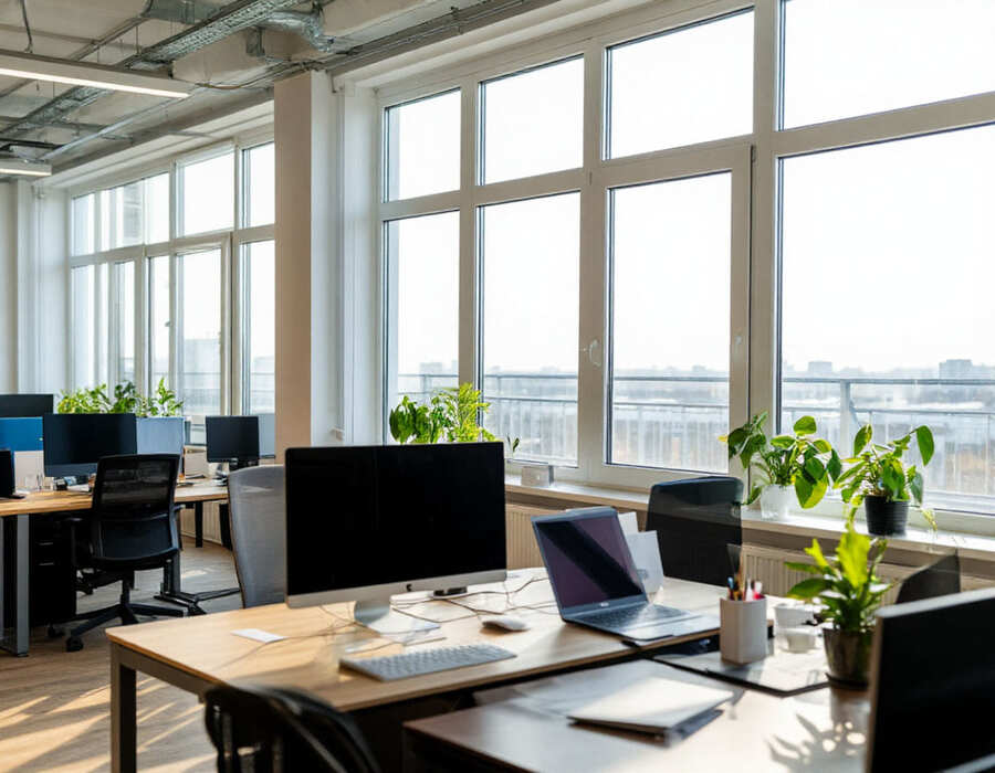 Окна для офиса
